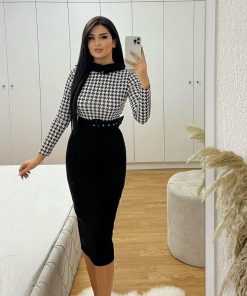 Toptan Bayan Giyim Wholesale Merter Tekstil İmalatçıları Polo Yaka Kemerli Krep Elbise