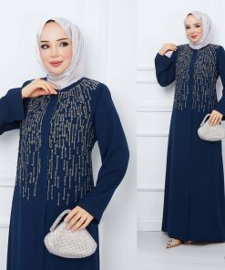 Toptan Tesettür Giyim Merter Wholesale Hijab Clothing Özel İşlemeli 1. Kalite Krep Tesettür